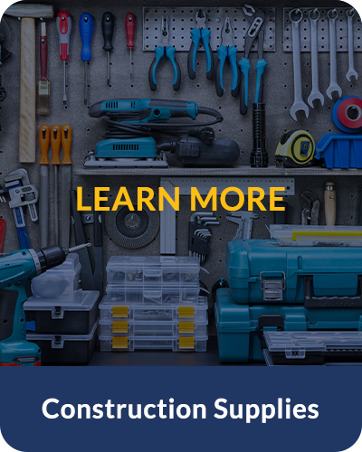 Construction supplies button down