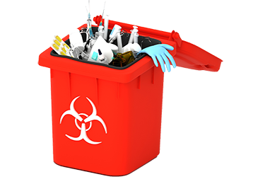 Medical waste bin